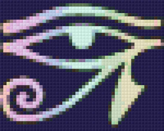 Eye Of Horus One [1] Baseplate PixelHobby Mini-mosaic Art Kit